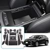 Ruiya PU Leather Door Pocket Mat for the New Toyota Harrier and Polyurethane Interior Accessories and Custom 17-Piece (80 Series). Heat-Resistant,
