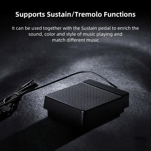 Btuty 61-клавишное складное цифровое пианино, многофункциональный электронный орган, 61 высокочувствительная клавиша фортепиано с ЖК-дисплеем, встроенный перезаряжаемый аккумулятор