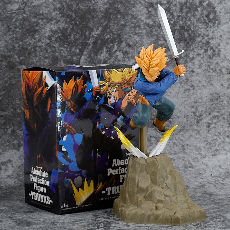 Аниме Dragon Ball Z Супер Сайян Сон Гоку Веджета Транкс Боевая Статуя ПВХ Фигурка Действия Коллекционная Модель Детские Игрушки Кукла Подарки
