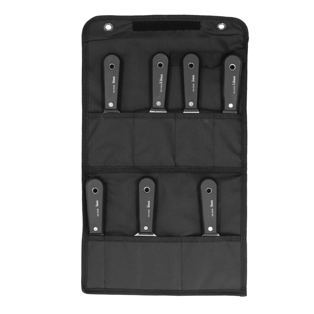 Набор из 7 штук штукатурных ножей Портативный стальной набор шпателей для гипсокартона дерева малярные инструменты