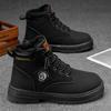 Ботинки Мартин мужские зимние высокие спортивные и повседневные трендовые рабочие бархатные утепленные хлопковые ботинки