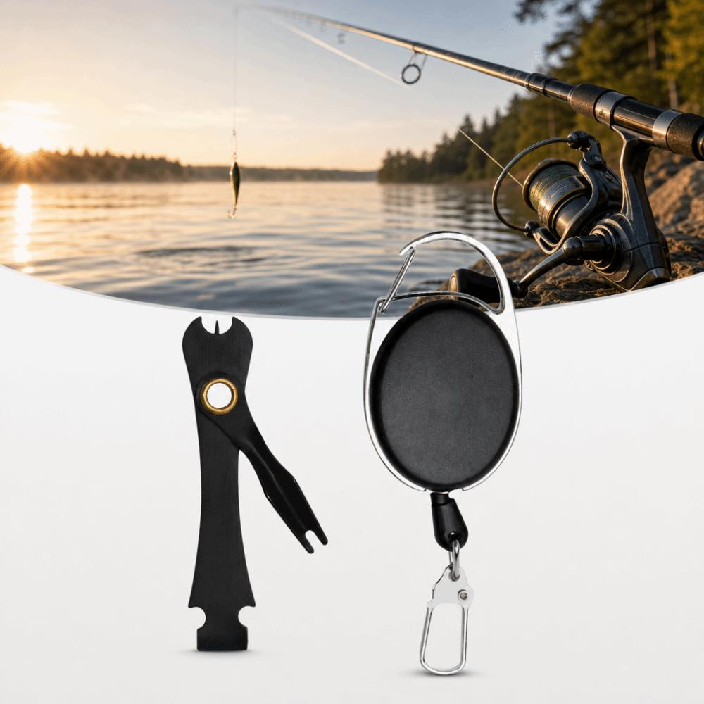 Stainless Steel Fly Fishing Nipper 25 Inch Retractor Fishing Knot Tying Too Fishing Activities