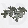 UHHA5 ABS Plastic Transparent Black Car Front Badge Rear Trunk Emblem Stickers for Peugeot 2008 3008 Auto Head Modified Decoration