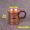 Weave Handle Moscow Water Mule Thickened Design Copper Beer Mug Copper Milk Mug  Breakfast Drink