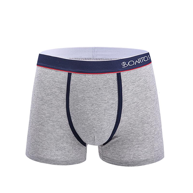 BONITOS 1 шт. боксеры с принтом, мужское нижнее белье для мужчин, хлопковые мужские трусы, удобные