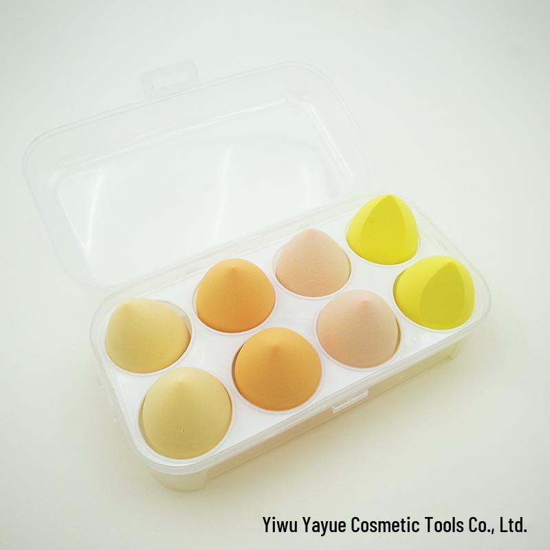 Super Soft Beauty Sponge Makeup Egg Set - Non-Absorbing Puff Cushion