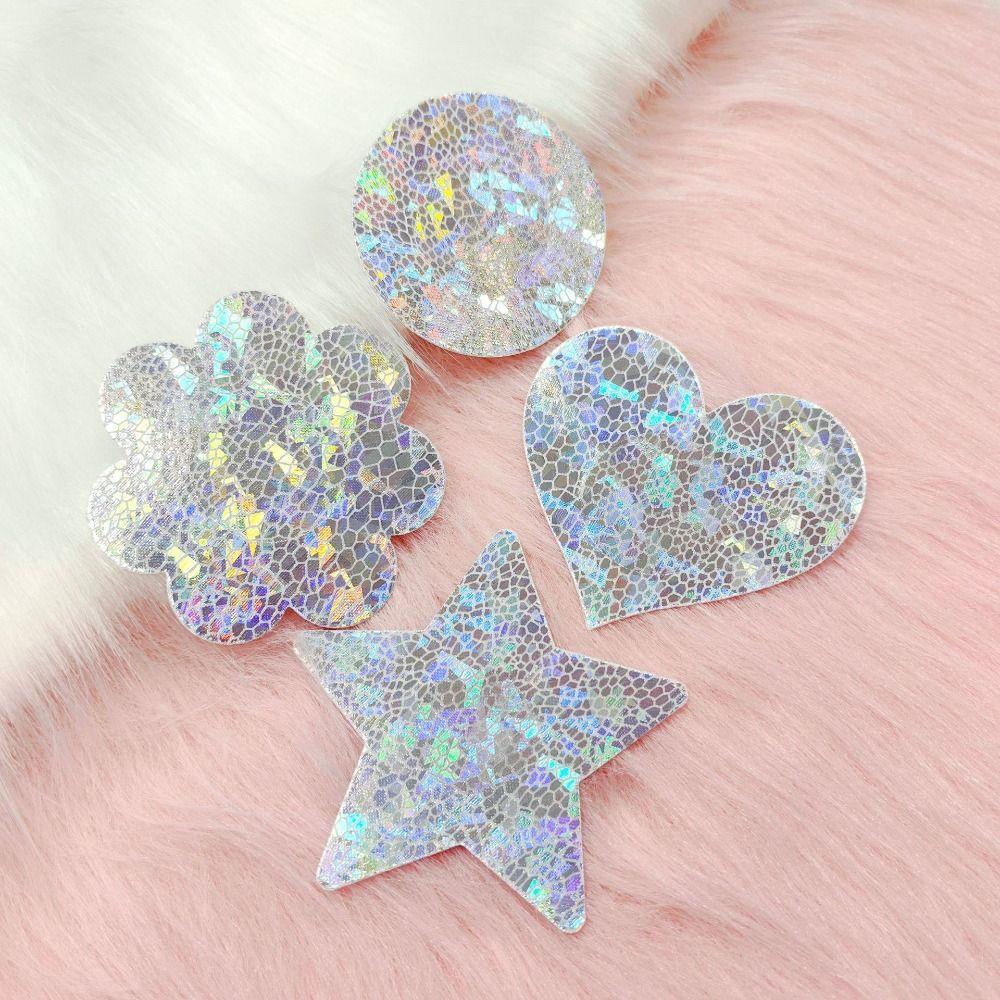 Star Disposable Nipple Patch Heart Shape Nipple Petals Pad Soft Invisible Breast Stickers Beach