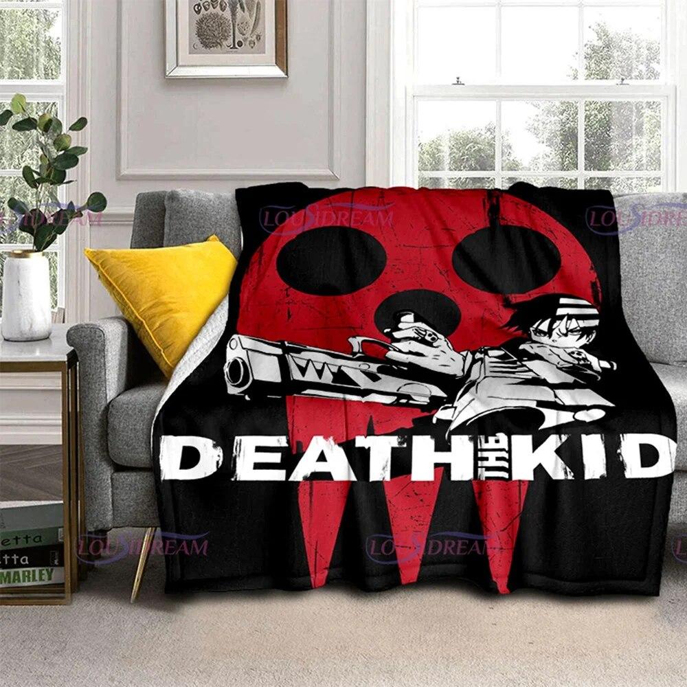 Одеяло в стиле аниме Soul Eater, ультра мягкое одеяло, теплое покрывало для кровати для путешествий, кемпинга, гостиной, дивана, декора для спальни