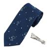 Necktie Tie Bar Set PN914458 Navy 001 SNOOPY Brand Necktie Tie Pin Present [Peanuts] &