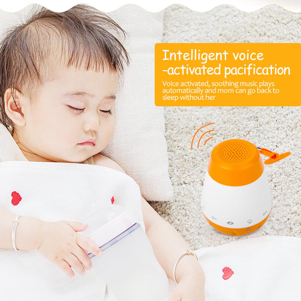 Smart Baby Sleep Soother White Noise Sound Machine For Infants Toddlers With 6 Soothing Sounds Built-In Battery Intelligent