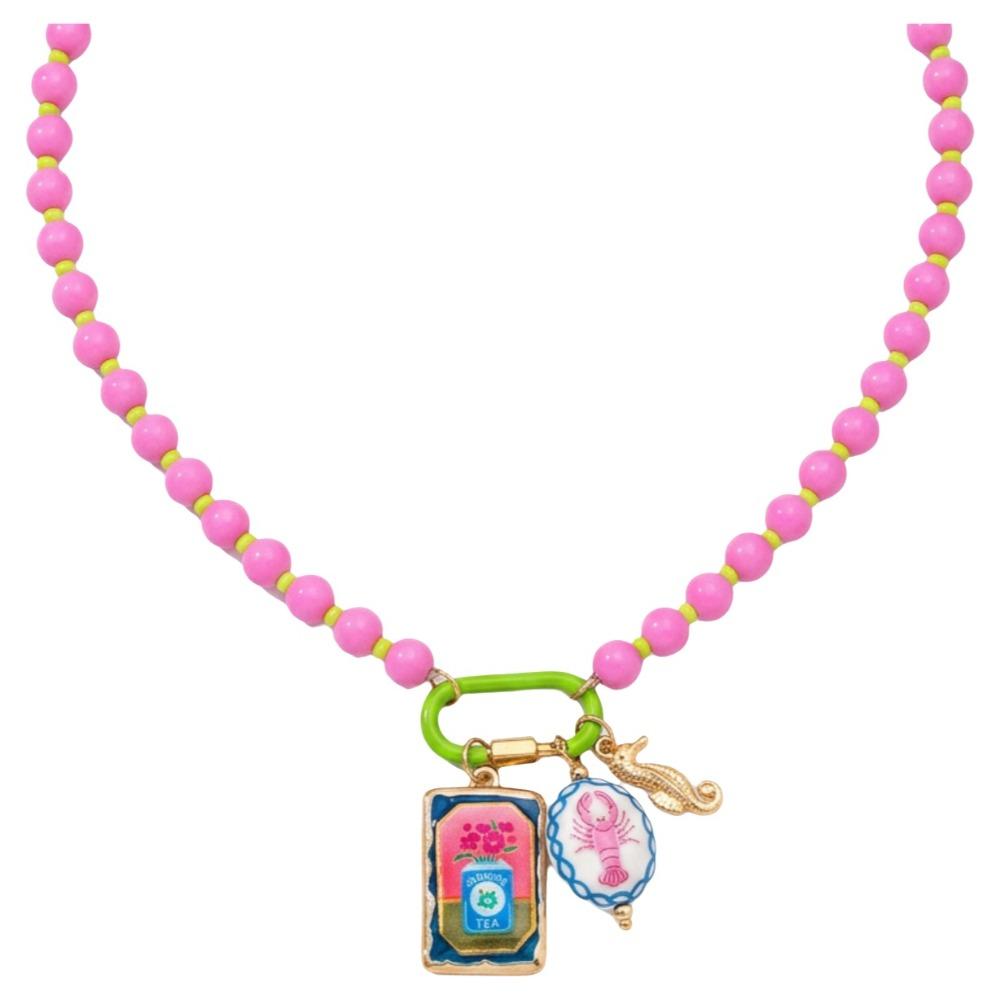 Handmade Beaded Necklace Starfish Shell Charm Multi-Layer Necklace Boho Necklace Jewelry Gifts