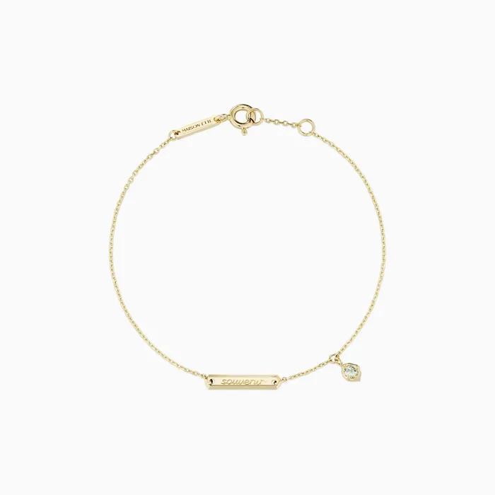 Entrée Stick Green Sapphire Bracelet EBOF001GS