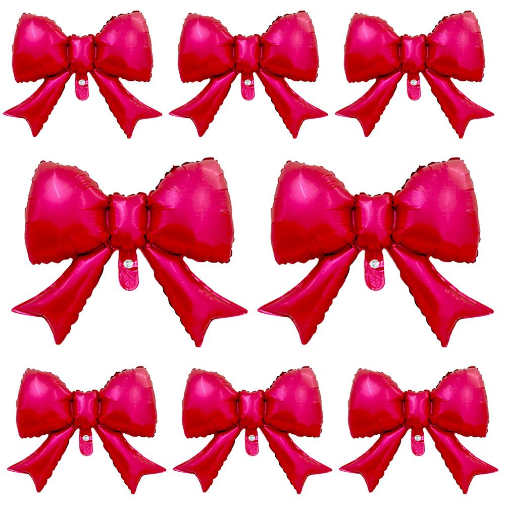 8/12/15/20 Pieces 21inch Aluminum Foil Balloons with Bow Ties, Bow Tie Party Balloons, Suitable for Birthday Parties, Engagement Weddings