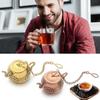 Durable Stainless Steel Kitchen Gadget Herbal Spice Filter Tea Strainer Diffuser Tea Infuser