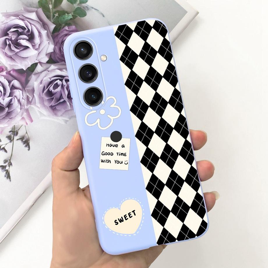 Для Samsung Galaxy A15 4G Чехол Роскошный Противоударный Задняя Крышка На Funda Samsung A15 A155F Capas Крутой Стиль Милый Мультяшный Принт Чехлы