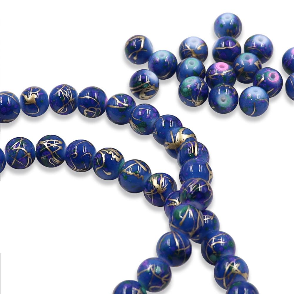 In Stock 8mm Round Backing Crystal/Lampwork & Glass Beads Color CHART for Teeth Grillz Decoration