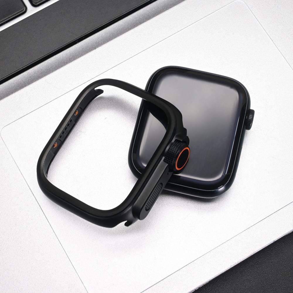 Металлический чехол-рамка для Apple Watch Ultra3 2 1 49мм 46мм 45мм 44мм Защитная крышка для IWatch Серии 11 10 9 8 7 6 5 4 SE3 Без стекла