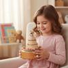 Ballet Dancing Girl Wooden Carousel Music Box Musical Jewelry Box  Children's Toys