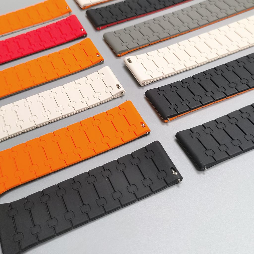 22mm Magnetic Silicone Band For POLAR Vantage M3/M2/M/V3 Loop Strap For POLAR Grit X2 Pro Titan/Grit X Pro Bracelet Soft Straps