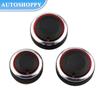 3Pcs/set Aluminum Alloy Car Air Conditioning AC Knob Heater Control Switch Button Knobs for Vw Polo 2014 2015 2016 Accessories