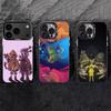 Игровой чехол L-Little N-Nightmares для iPhone 17,16,15,14,13,12,11 Plus,Pro Max,XS,Цветной серебристый чехол для телефона