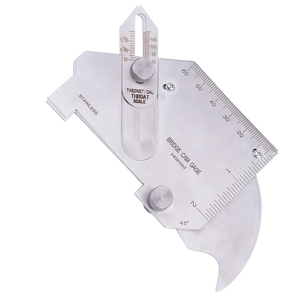 MG 8B Bridge Cam Welding Gauge Welded Surfaces Joint Undercut Fillet Leg Throat Gage