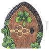 Fairy Door Miniature Resin Eco Friendly Paint with Screw Fairy House Door for Outdoor Garden Tree