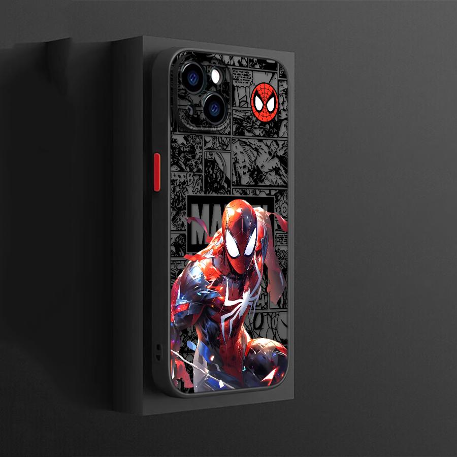 Чехол для iPhone 17 Pro Max XS XR 7 8 SE Air 13 Mini 15 14 11 12 16 Plus 17e Задняя крышка телефона Marvel Deadpool Sipiderman