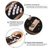 1 Set Desktop Mini Bowling Game Stress Anxiety Relief Portable Travel Wooden