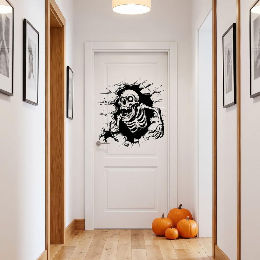Декоративные наклейки на Хэллоуин для дома, вечеринки и украшения окон