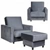 Alicja Reclining Armchair with Sleeping Footrest and Storage Family Meble