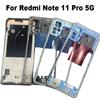 6.67" Для Xiaomi Redmi Note 11 PRO 5G Средняя рамка Передняя рамка Задний корпус Средняя пластина Замена 21091116I, 2201116SG