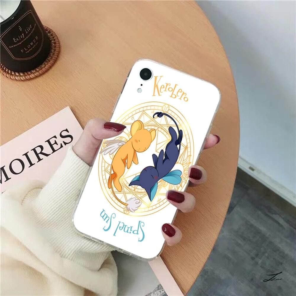 Чехол для телефона Sakura Card Captor для iPhone 15 8 7 6 6S Plus X SE 2020 XR XS 14 11 12 13 Mini Pro Max