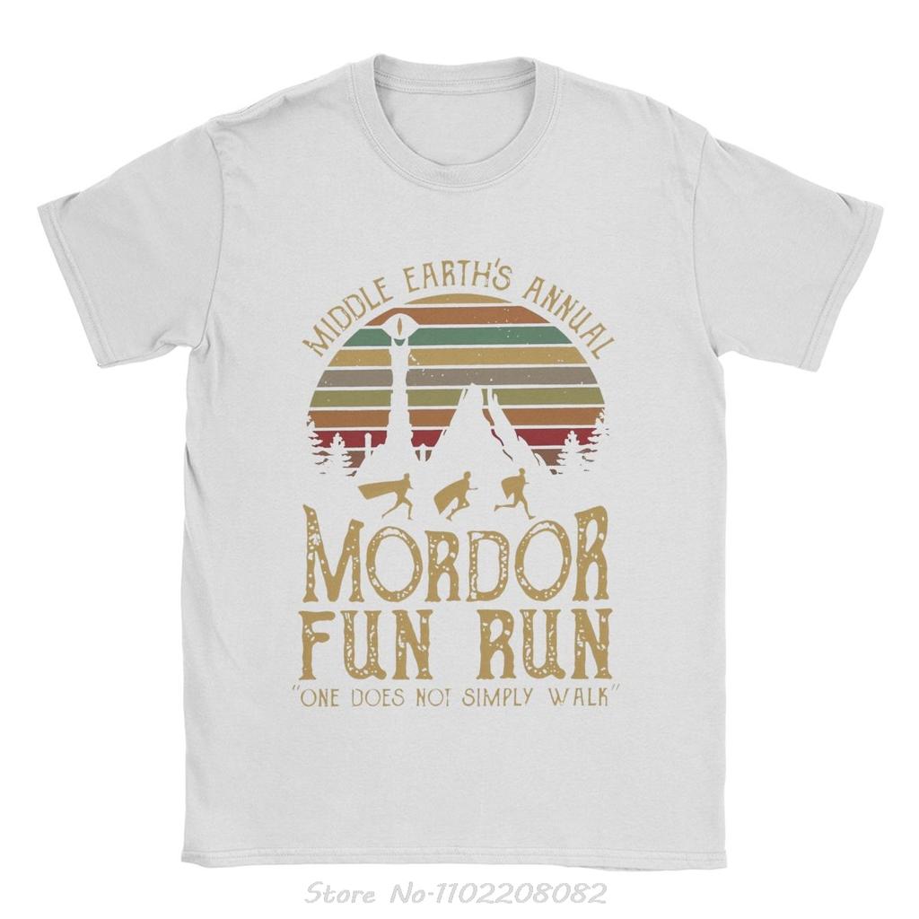 Мужская футболка Mordor L-lords Of The R-rings, мужская одежда, винтажная летняя футболка с коротким рукавом и круглым вырезом, свободная футболка для фитнеса