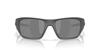 Oakley Sunglasses Frame Color Lens Prizm 60mm Men's 0OO9486, (Front) Steel, Color Black,