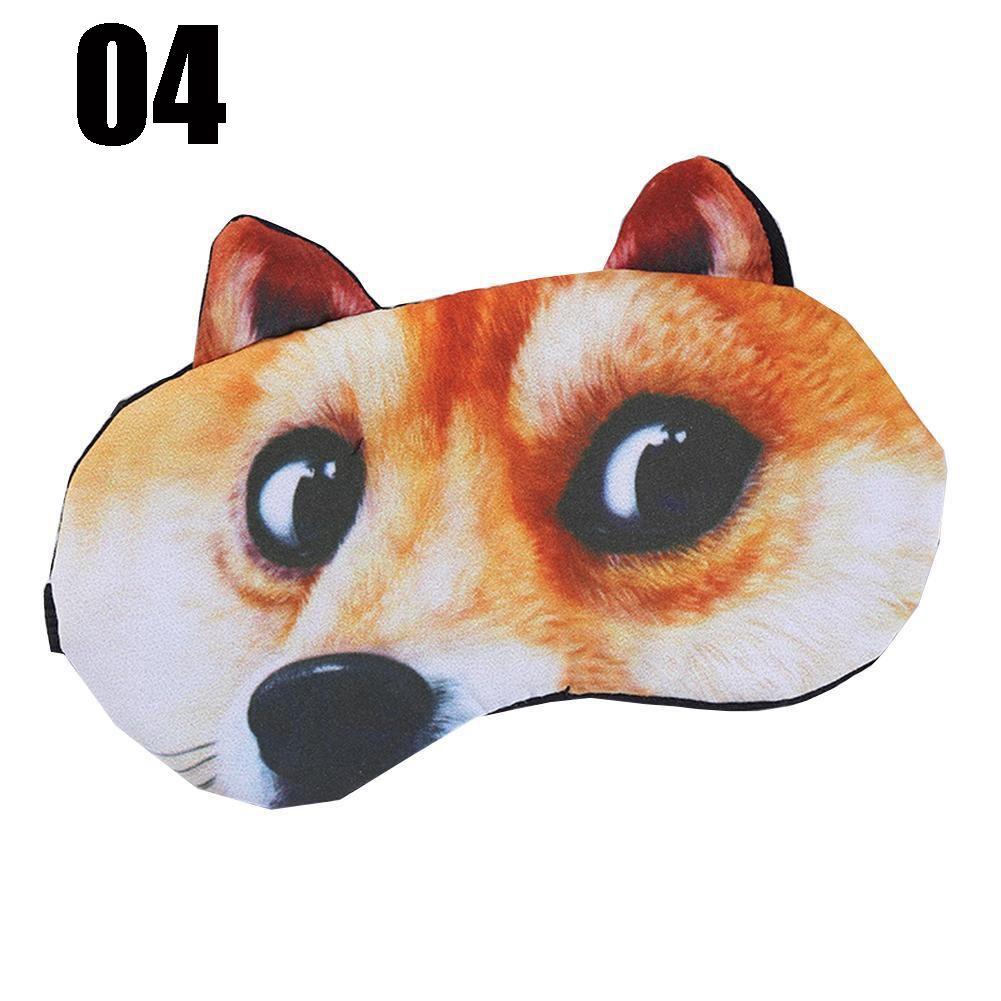 Hot Fashion Cartoon Animal Blindfold Sleeping Aid Shade Cover 3D Sleeping Eyepatch Nap Eye Mask