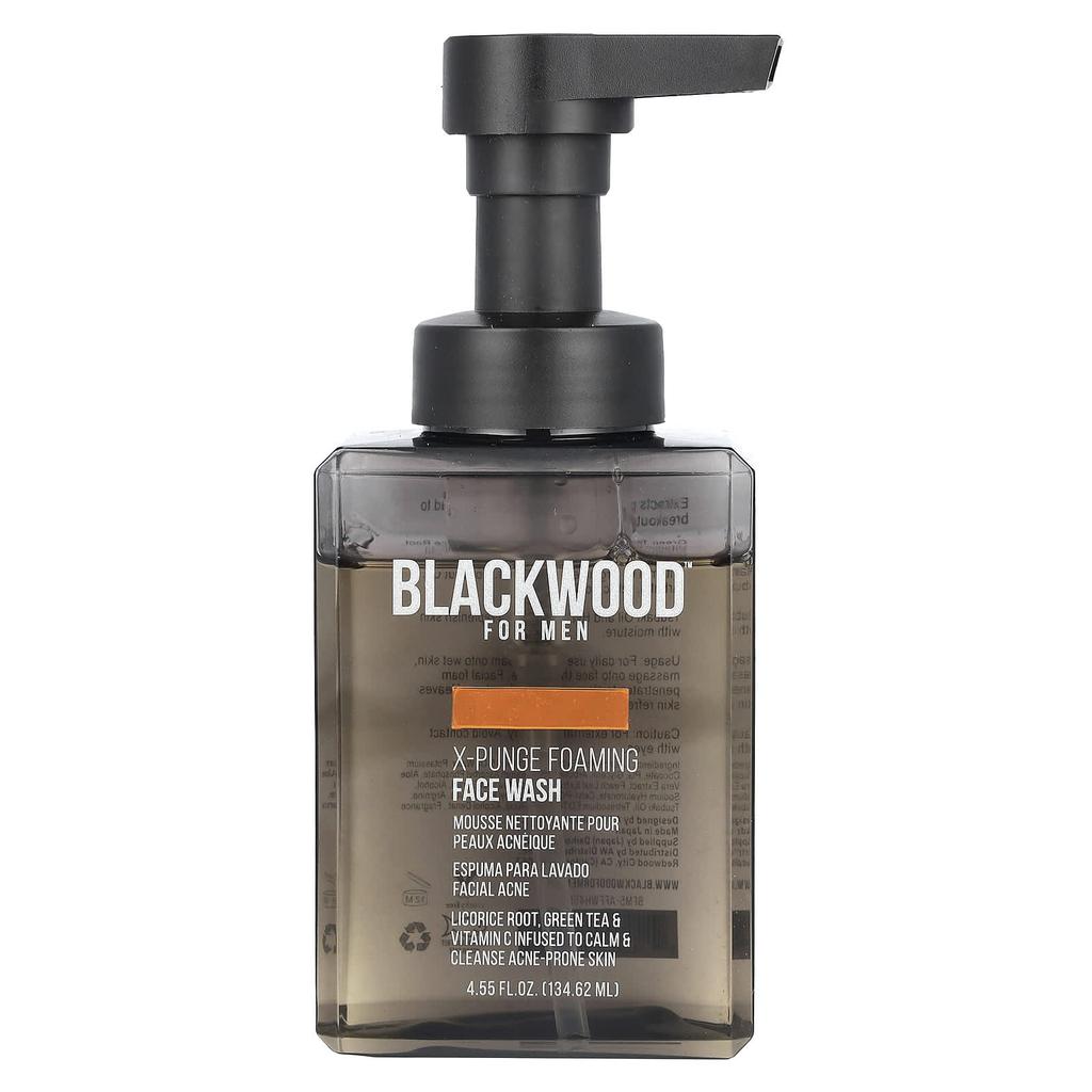 Blackwood For Men Пенящееся средство для умывания лица X-Plunge, 4,55 жидких унций (134,62 мл)