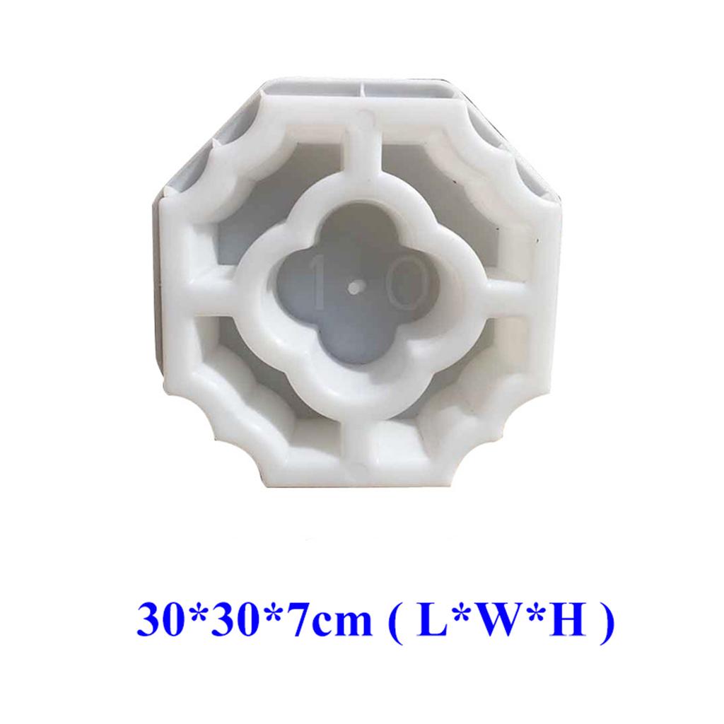 DIY Садовая Цементная Форма под Старинный Кирпич Форма для Садовой Дорожки 3D Резьба Нескользящая Бетонная Пластиковая Форма для Мощения