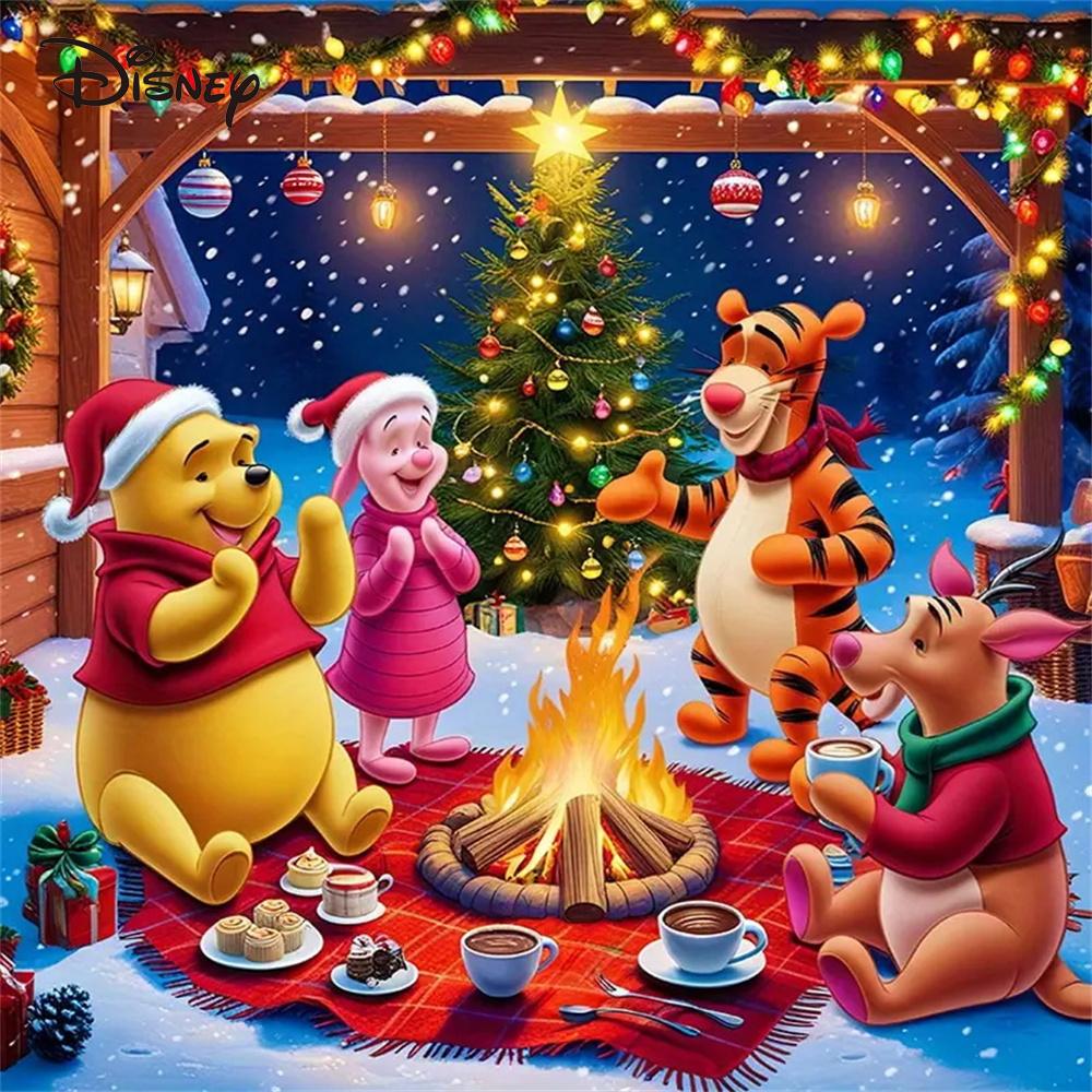 Новое Поступление Алмазная Вышивка Винни-Пух Мозаичный Медведь Животное Рукоделие Мультяшная Картина Ти