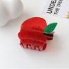 1pc Cartoon Small Cute Acrylic  Back-to-school Season School Bus, Pencil, Apple and Calculator Style Hairpin, Small Hair Claw