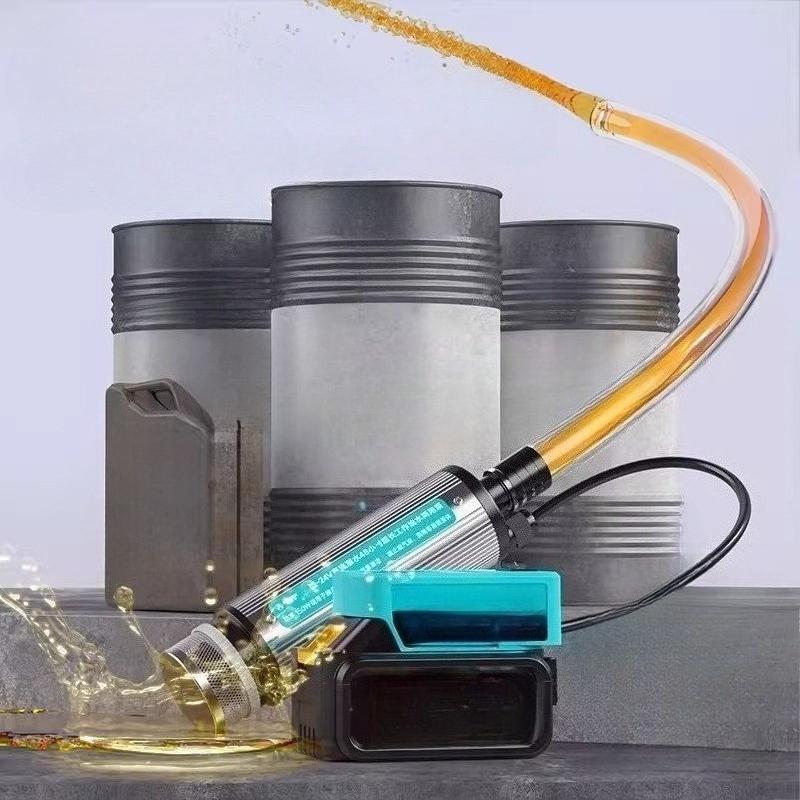 Electric Car Pump 38mm – Cordless Lithium Battery Transfer Pump for Diesel, Fuel, Water & Oil, 60L/min