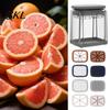 Vegetable Cutter for Potato French Fry Cutter, with Large-Capacity Visible Box, Stainless Steel Blades Multi-function Chopper Quick Press Cutting