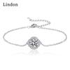 Линдон циркон браслет ювелирные изделия геометрические бусины браслеты-цепочки модный тонкий свадебный подарок для подруги женщин