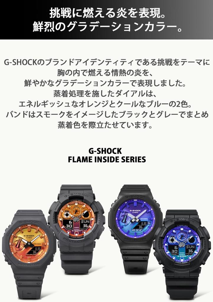 Casio Flame Inside Series Gray G-Shock GA-2100FL-8AJF Men's Watch,