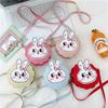 Rabbit Cute Cartoon Childrens Lanyard Messenger Bag Autumn Student Coin Purse