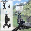 Супер зажим для камеры, двойной адаптер для крепления на кронштейне с шаровой головкой GoPro 13 12 11 10 9 DJI Action 4 Insta360 X4, цифровая камера, монитор