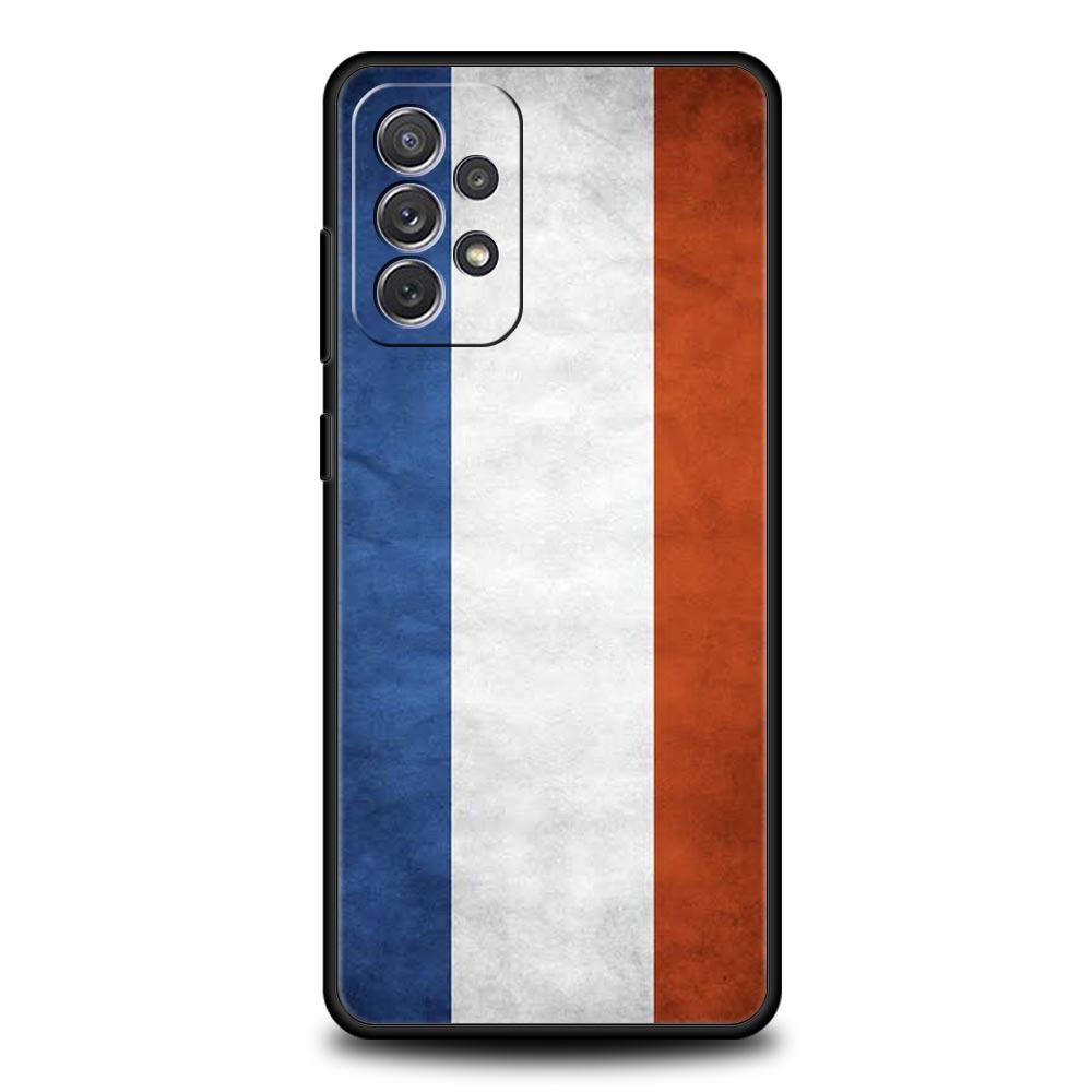 Чехол для телефона Samsung Galaxy A15 A13 A51 A71 A41 A31 A21S A03S A05 A35 A55 A23 A25 A33 A53 A73 5G Обложка Флаг Франции