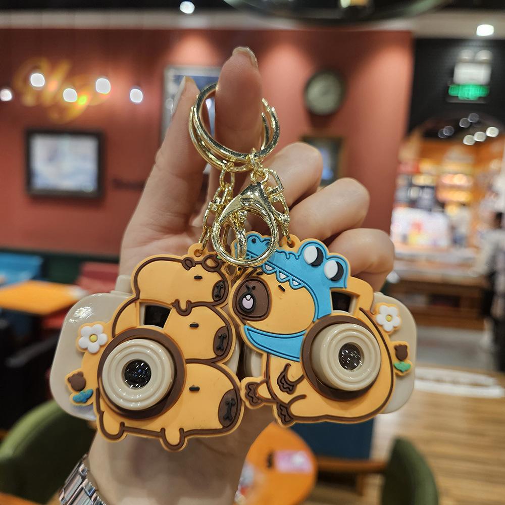 Милая мини-проекционная камера, мультяшный светящийся проекционный свет, женская сумка, брелок-подвеска