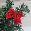 Birthday Party Xmas Gift Decor Christmas Tree Ornaments Christmas Bows Bowknot Hanging Decorations