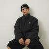 New MLB MLB Preppy Style Collection New York Yankees FW24 Velvet-feel Coat Unisex Charcoal Gray 3AFDV0346-50CGS